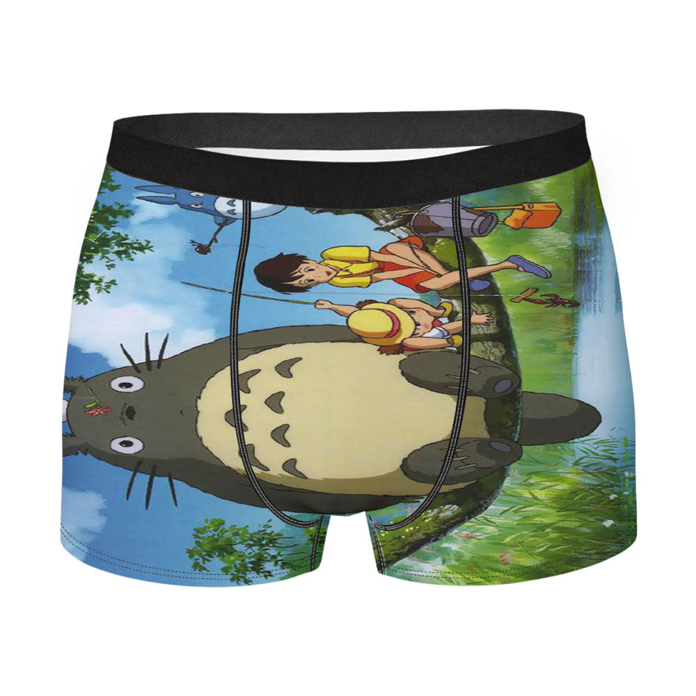 Totoro Fishing Men'S Boxer Briefs