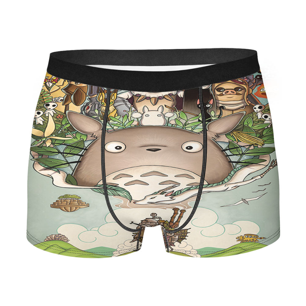 Totoro Princess Mononoke Men'S Boxer Briefs