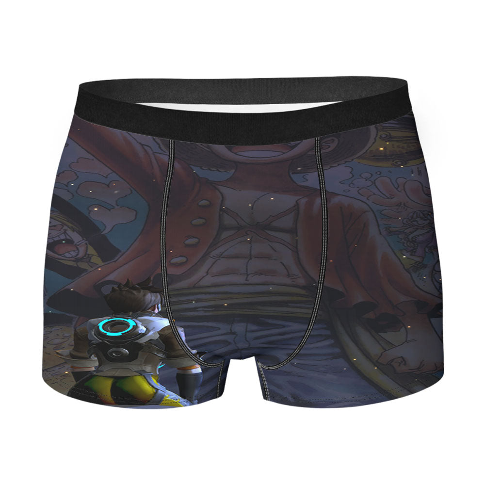 Tracer And Luffy Men'S Boxer Briefs