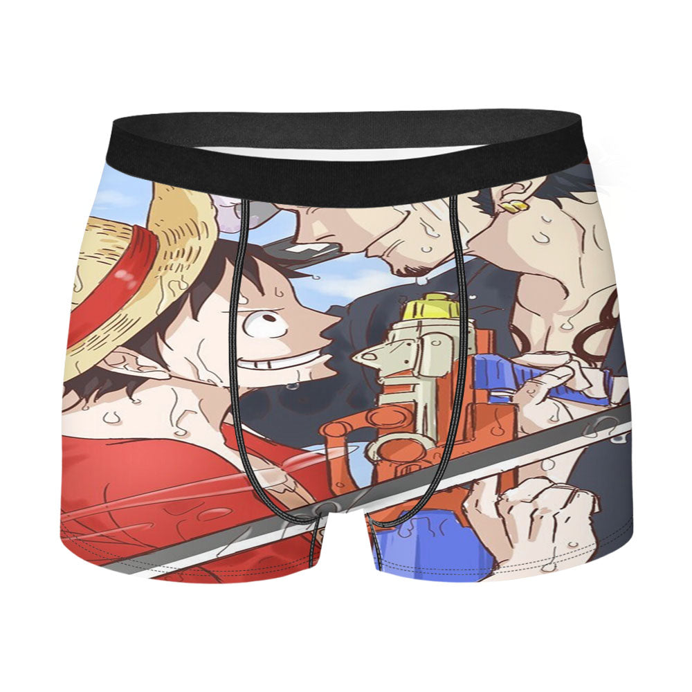 Trafalger Law & Luffy 2 Men'S Boxer Briefs