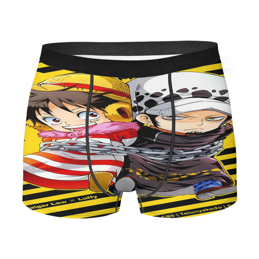 Trafalger Law And Luffy Men'S Boxer Briefs