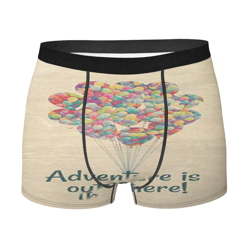 Up Adventure Sepia Men'S Boxer Briefs
