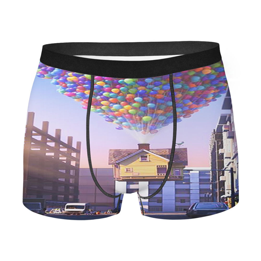 Up Disney Ballon Men'S Boxer Briefs