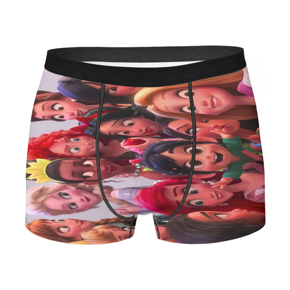 Vannelope Von Schweetz And All Disney Princess Character Men'S Boxer Briefs