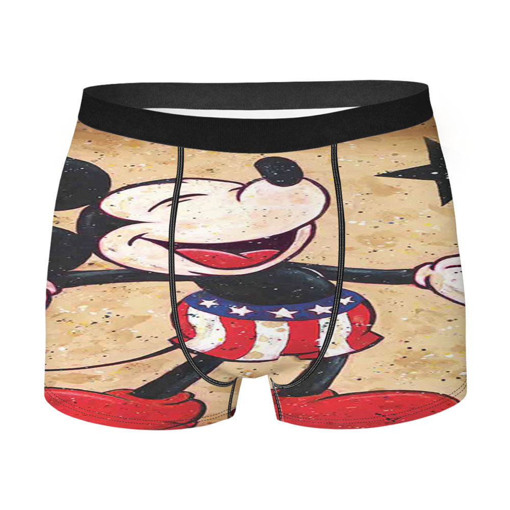 Walt Disney Micky Mouse Men'S Boxer Briefs