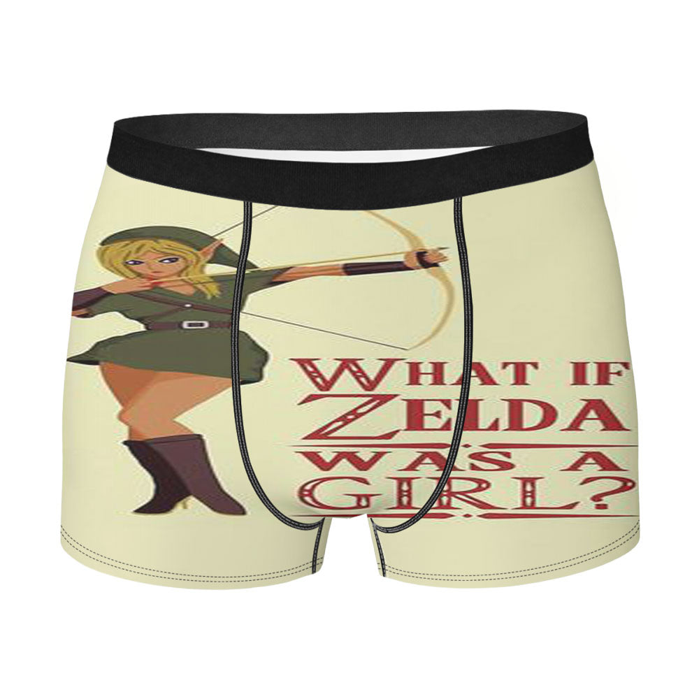 What If Zelda Was A Girl Men'S Boxer Briefs