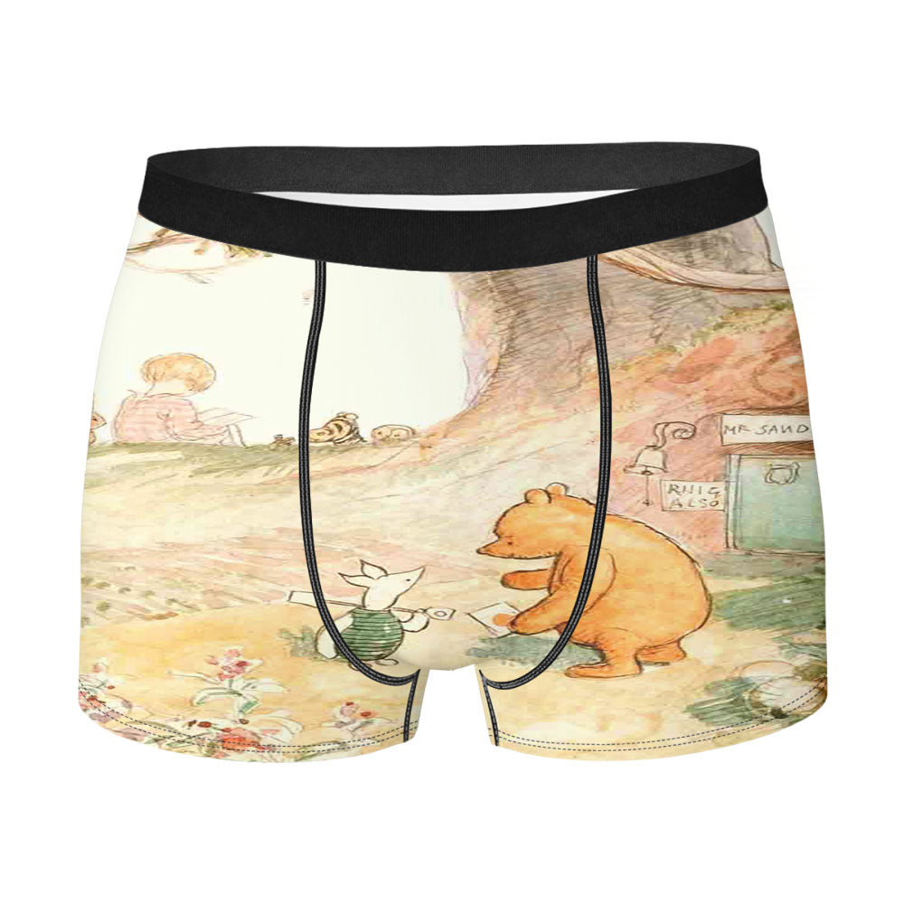 Winnie The Pooh Art Men'S Boxer Briefs
