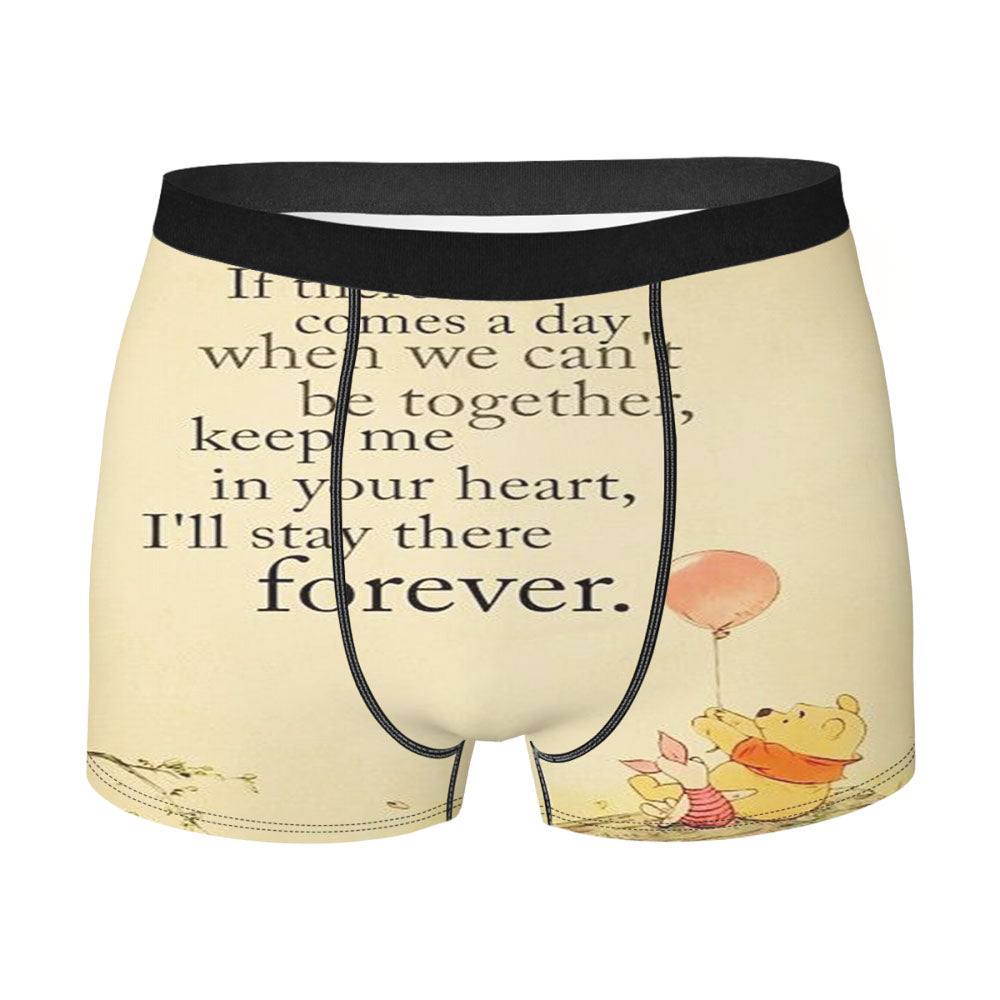 Winnie The Pooh Quotes Men'S Boxer Briefs
