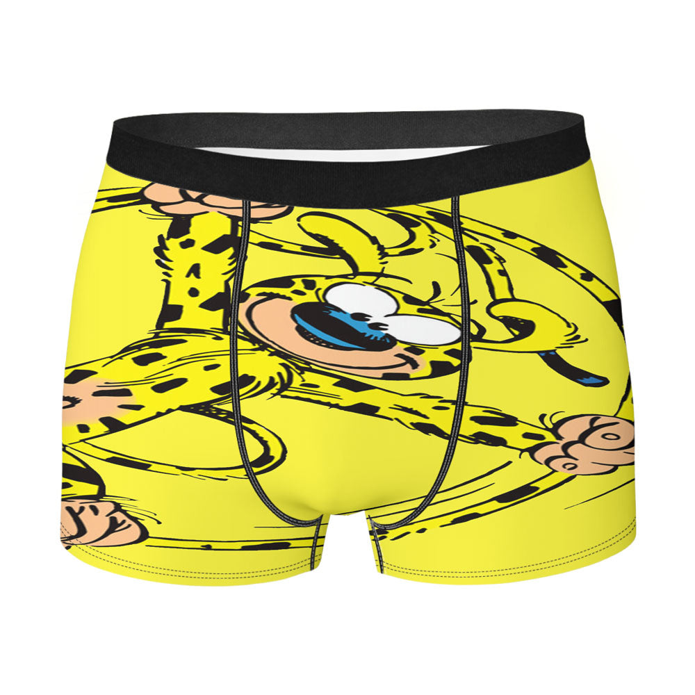 Yellow Marsupilami Comic Cartoon Men'S Boxer Briefs