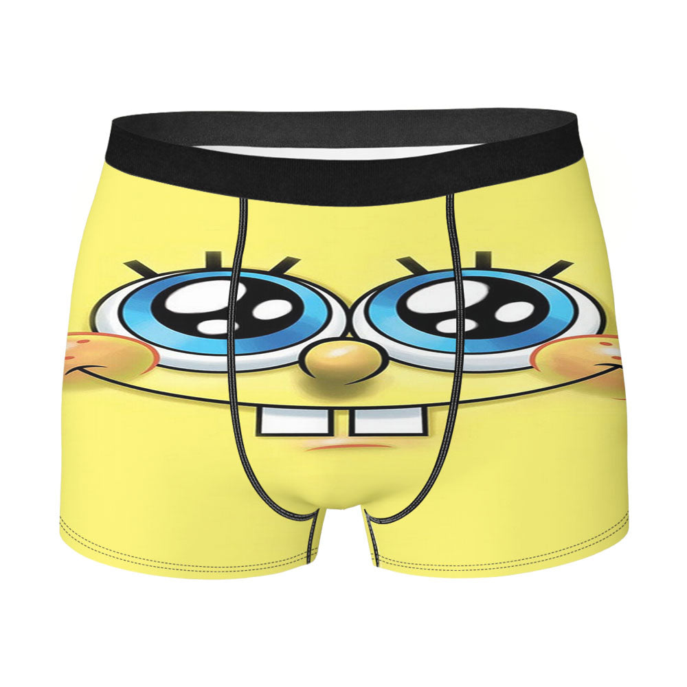 Yellow Spongebob Face Men'S Boxer Briefs