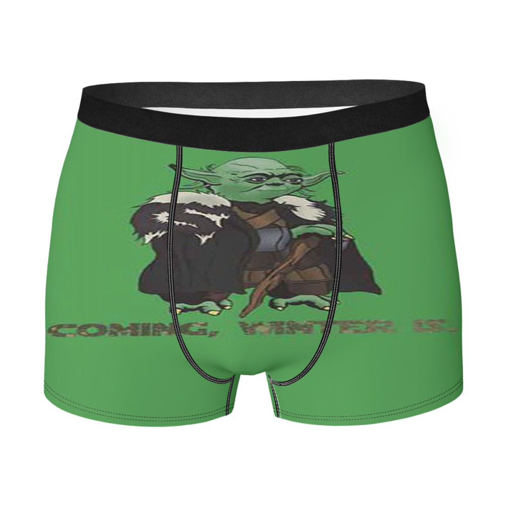 Yoda Coming, Winter Is Men'S Boxer Briefs