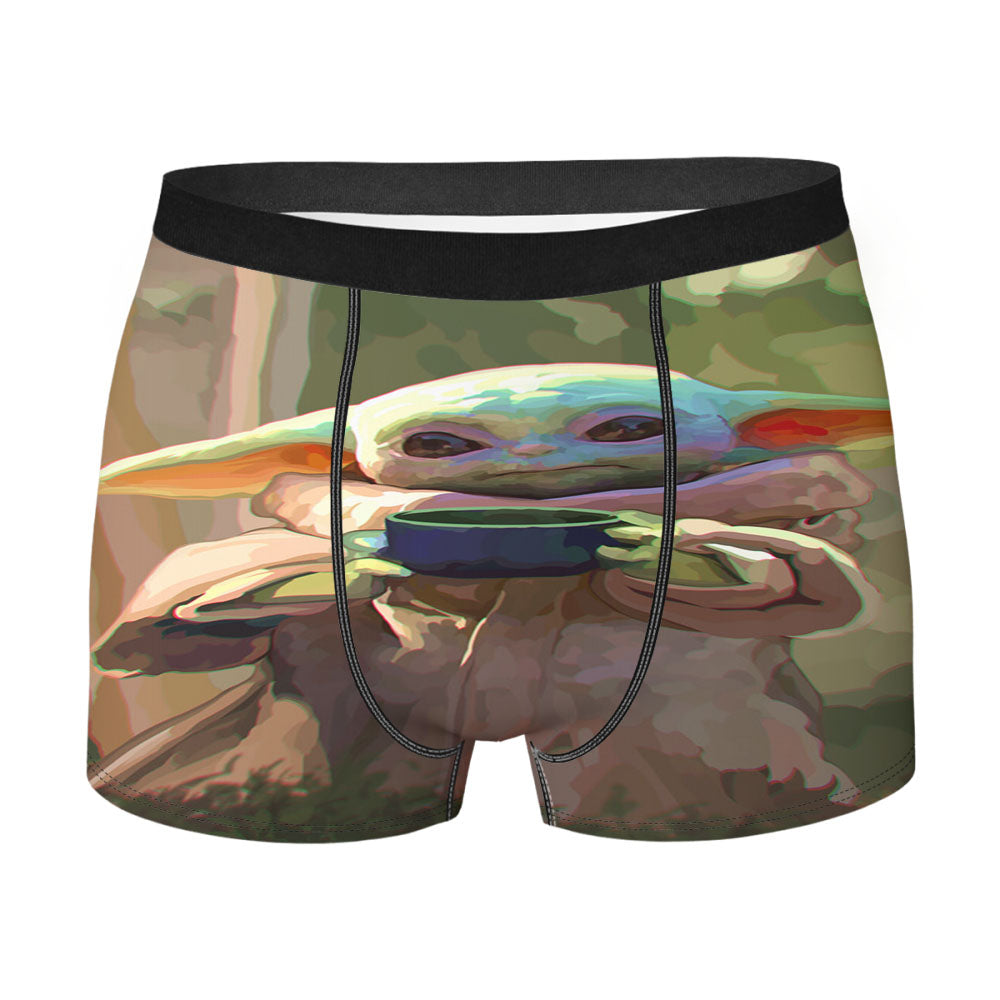 Yoda Drink A Coffee Men'S Boxer Briefs