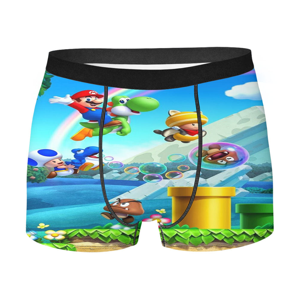 Yoshi Mario Men'S Boxer Briefs