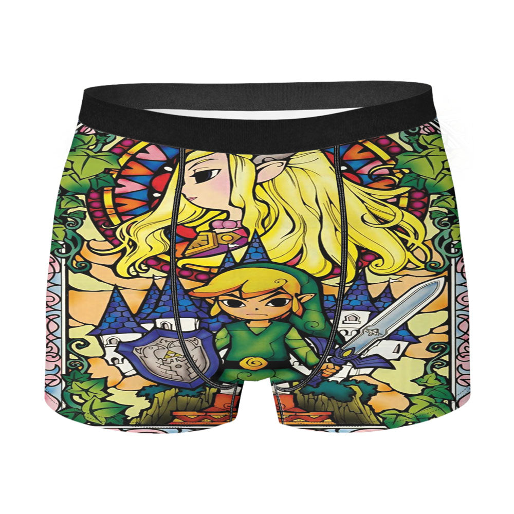 Zelda Link Castle Art Men'S Boxer Briefs