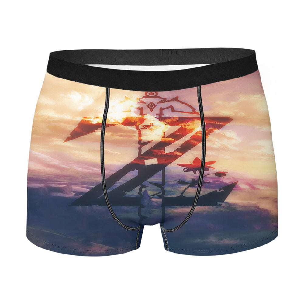Zelda Logo Sky Wallpaper Men'S Boxer Briefs