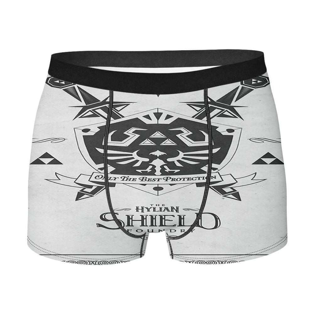 Zelda Poster The Hylian Shield Foundry Men'S Boxer Briefs
