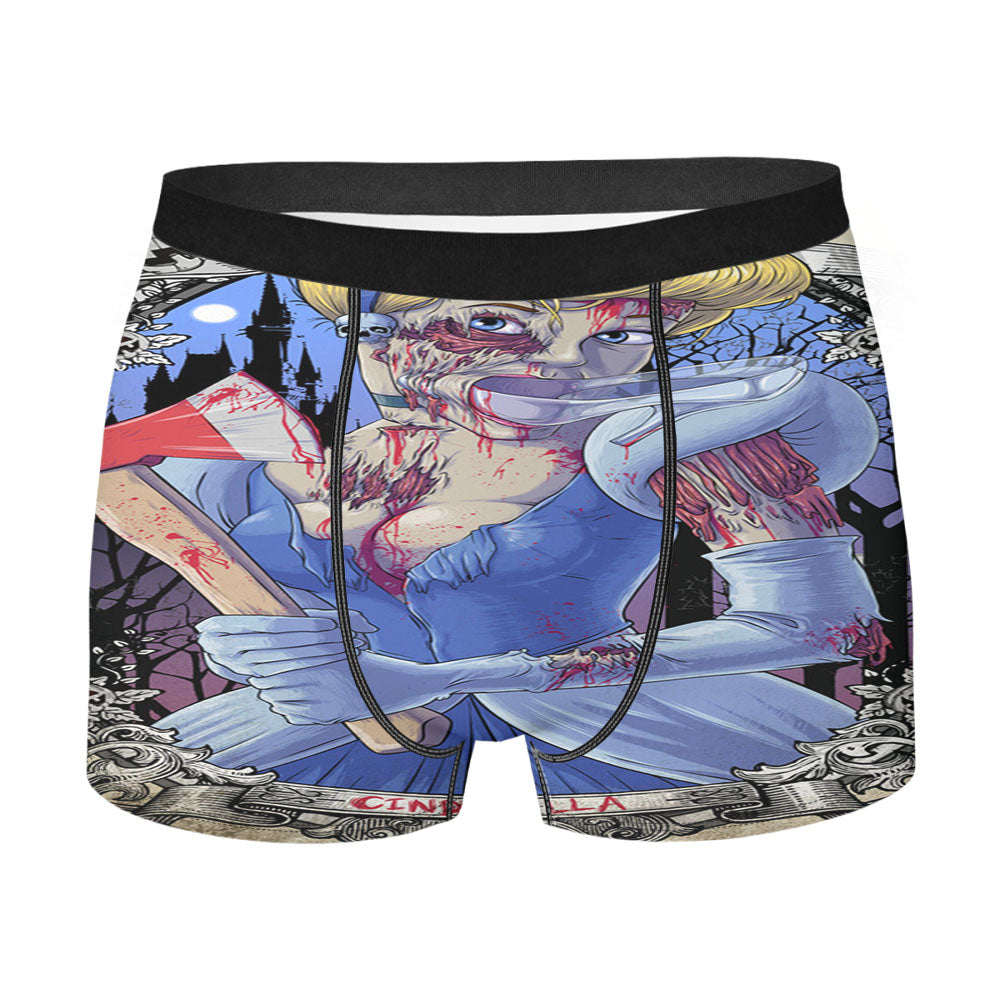 Zombie Disney Princess Cinderella Men'S Boxer Briefs