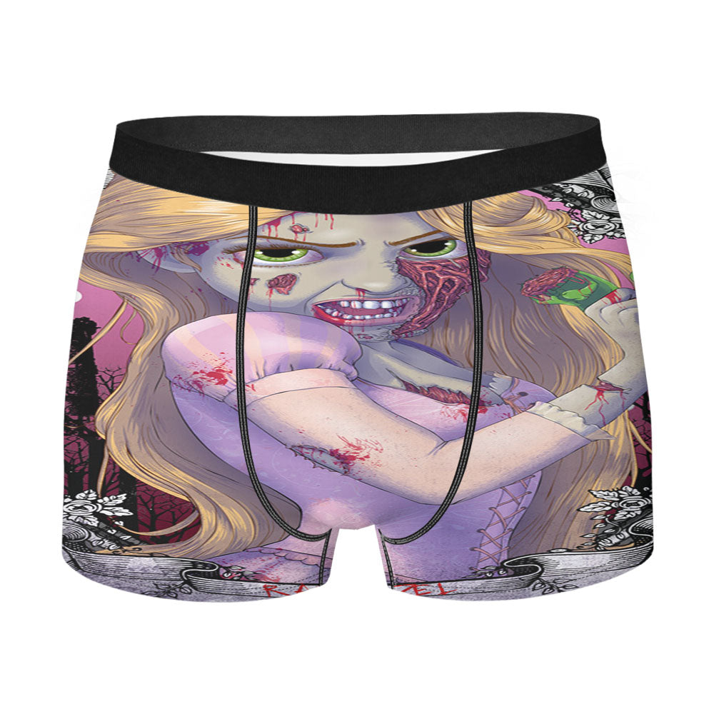 Zombie Disney Princess Rapunzel Men'S Boxer Briefs