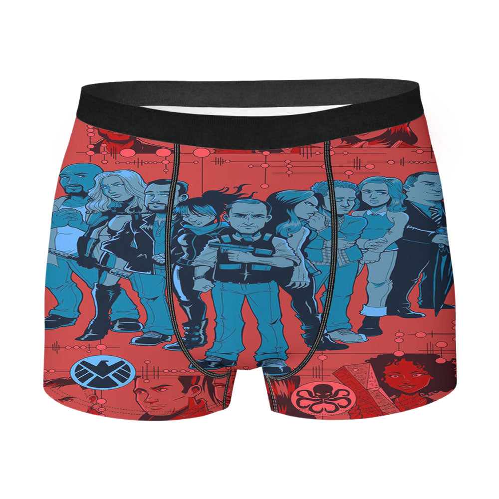 Marvel Tv Series Shield Vs Hydra Men'S Boxer Briefs