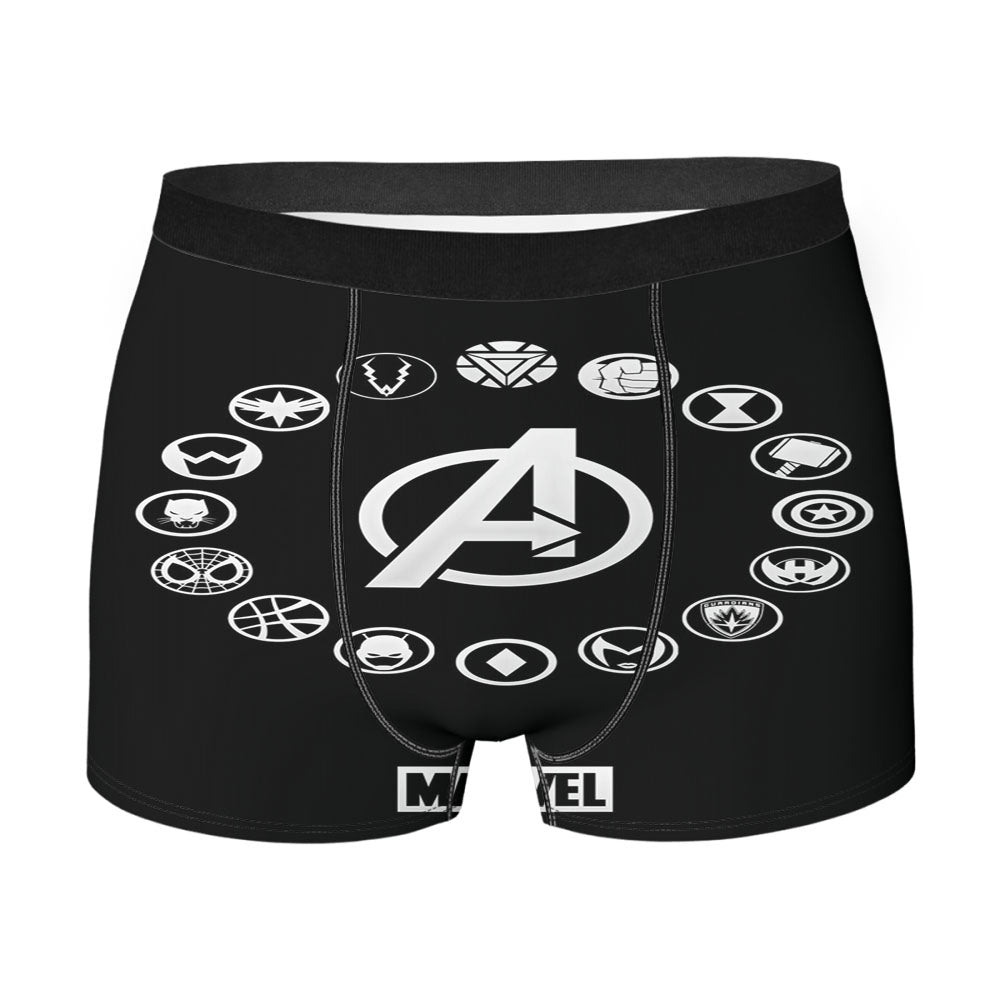 Marvel Universe Logo Men'S Boxer Briefs