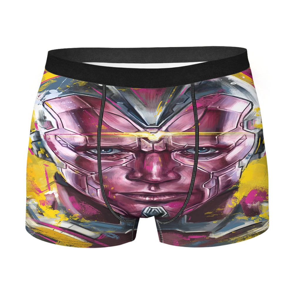 Marvel Vision Illustration Men'S Boxer Briefs