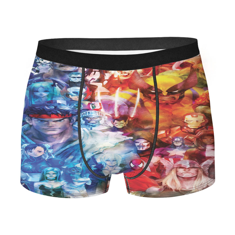 Marvel Vs Capcom Men'S Boxer Briefs