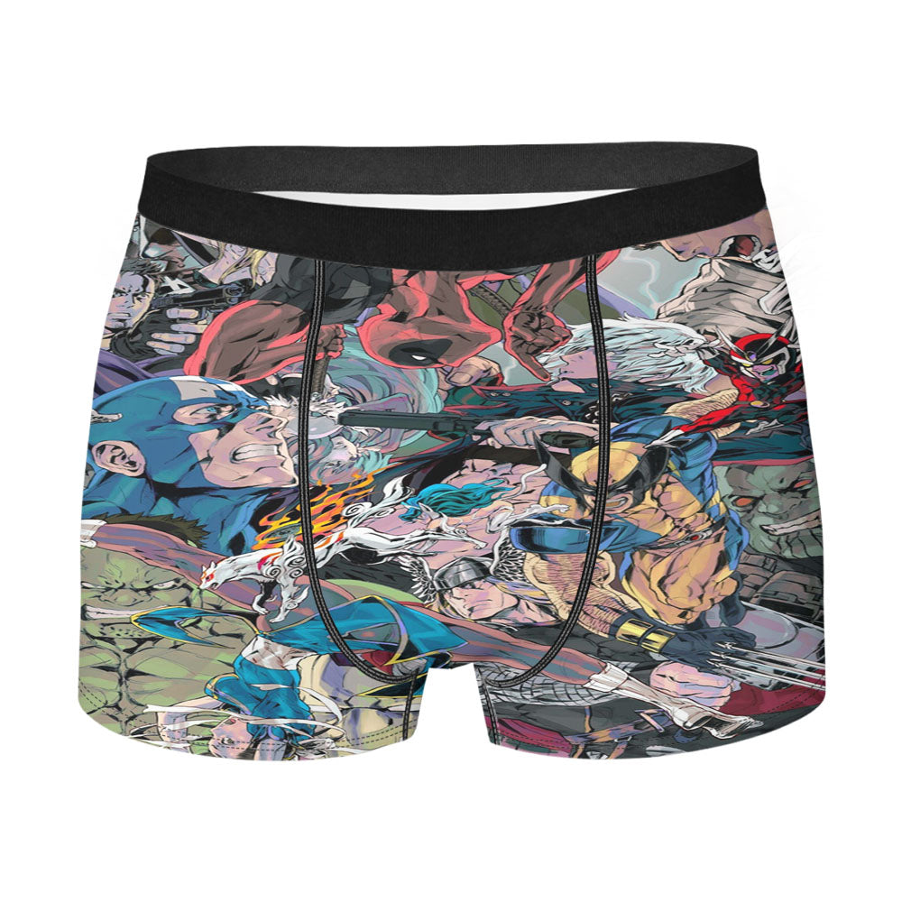 Marvel Vs Capcom Characters Men'S Boxer Briefs