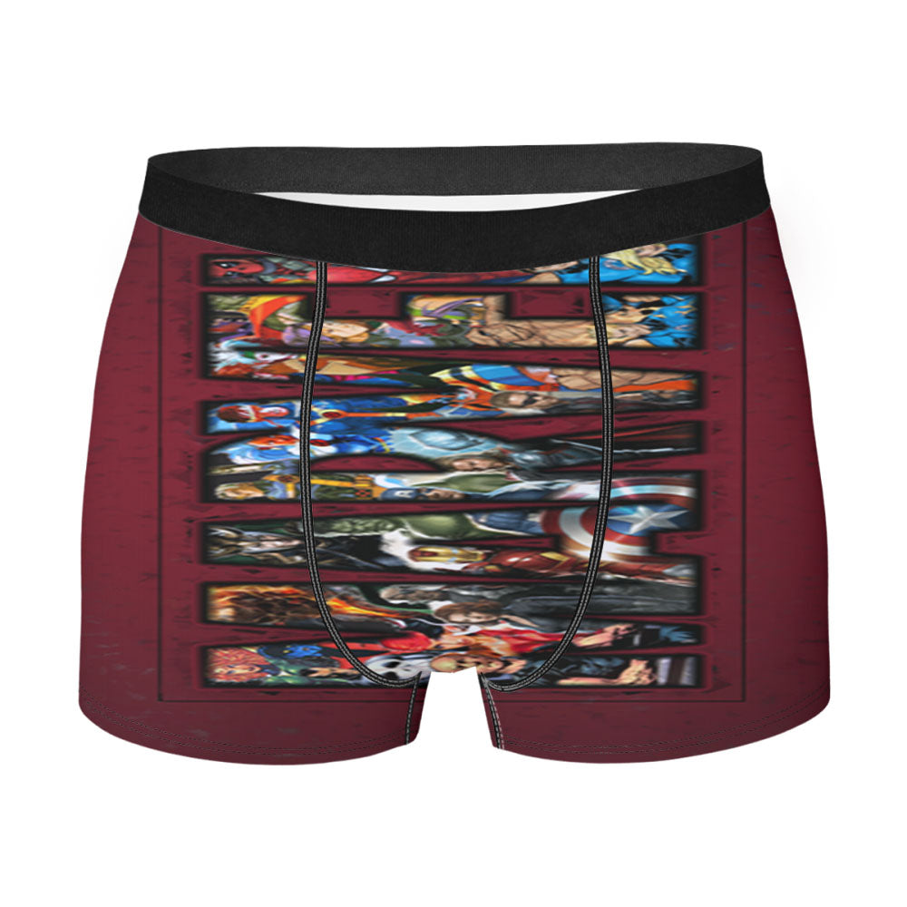 Marvel Wallpaper Men'S Boxer Briefs