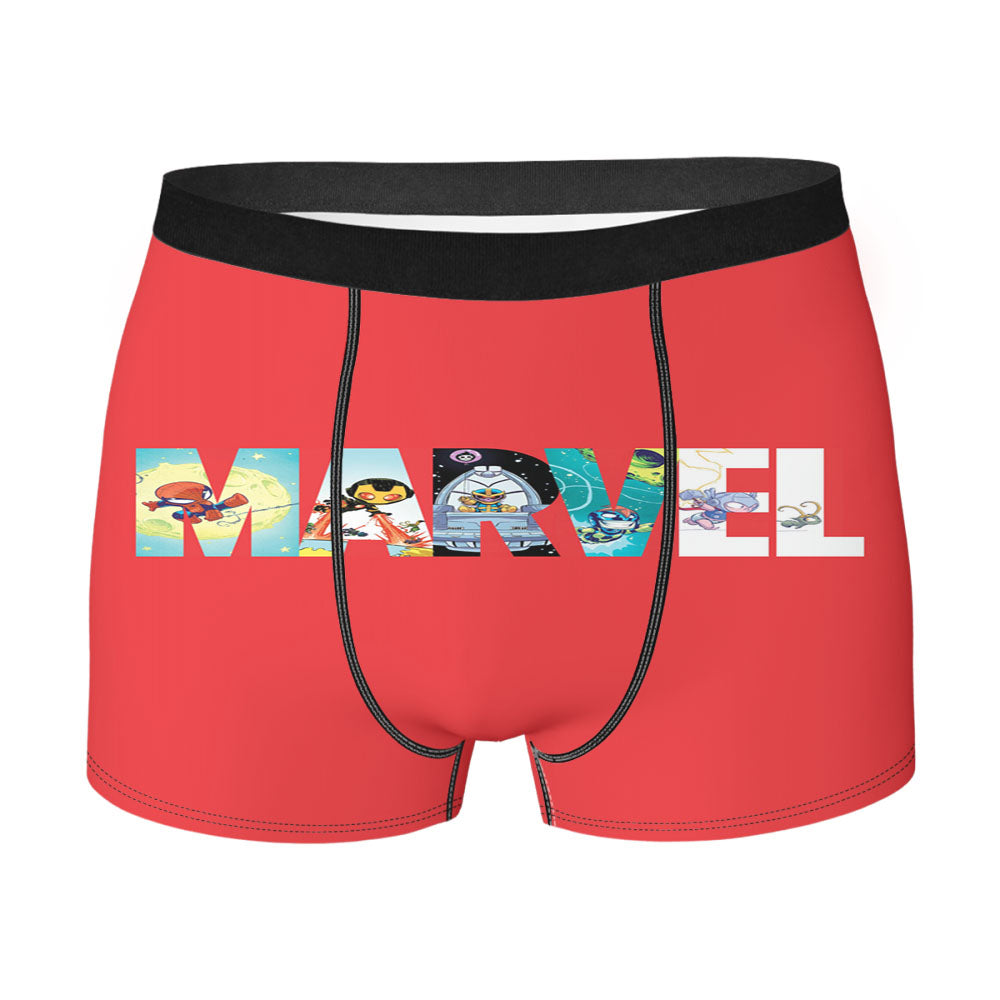 Marvel Wallpaper 3 Men'S Boxer Briefs