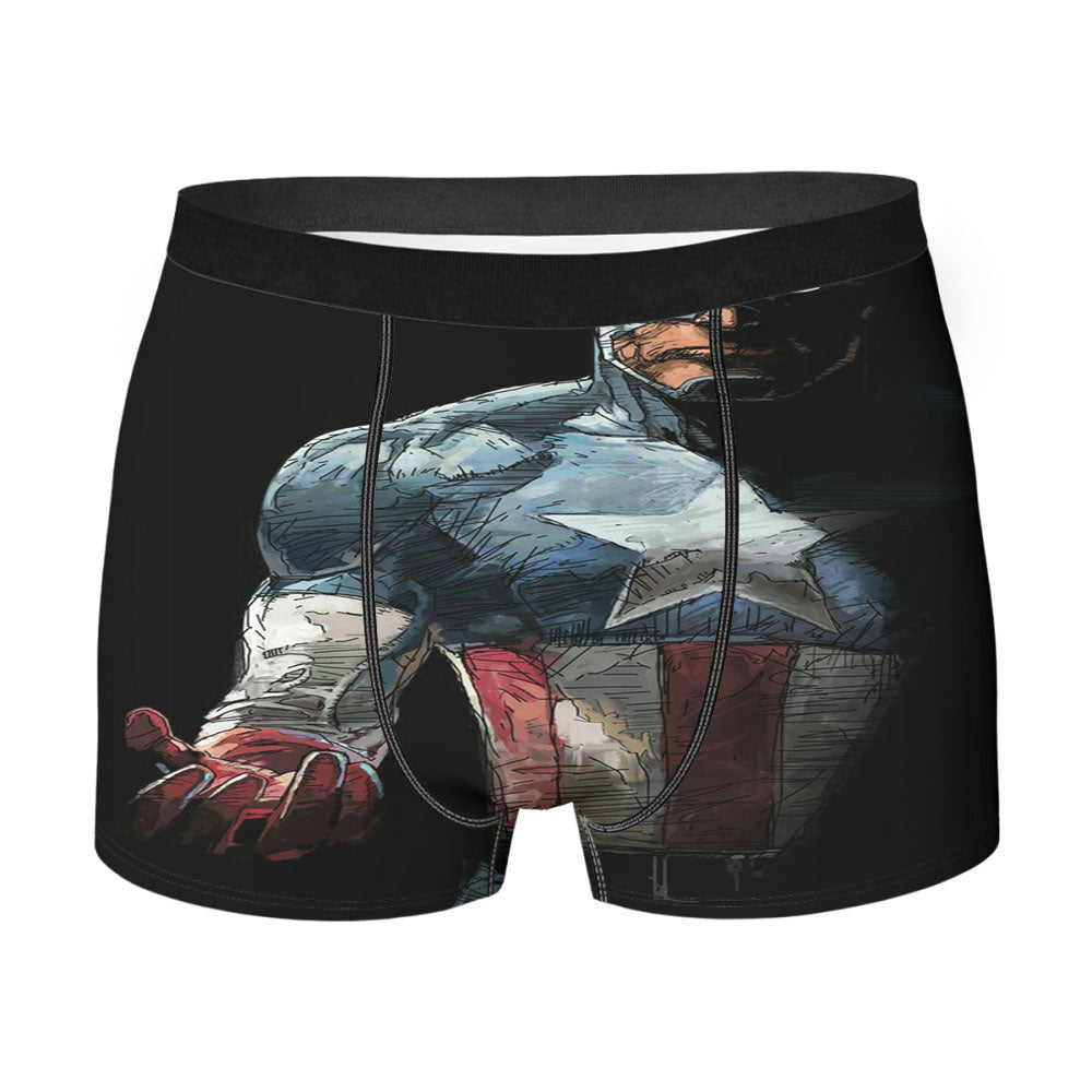 Marvels Captain America Men'S Boxer Briefs