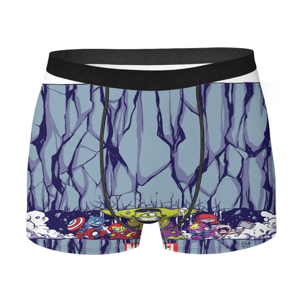 Marvels Cartoon Angry Men'S Boxer Briefs