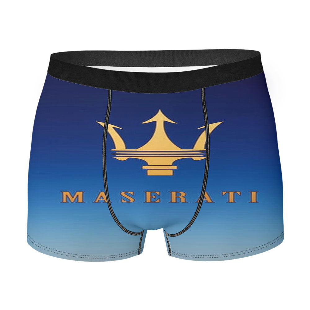 Maserati Gold Logo Men'S Boxer Briefs