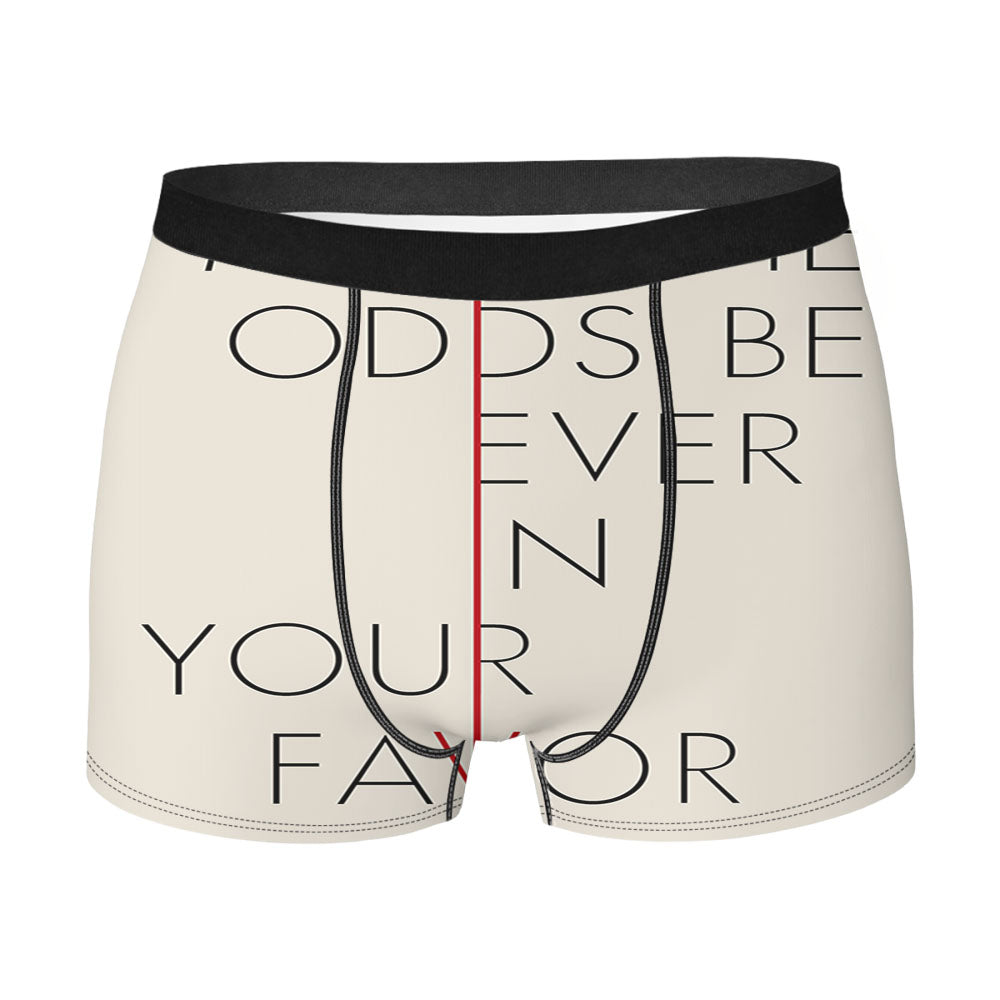 May The Odds Hunger Games Inspired Men'S Boxer Briefs