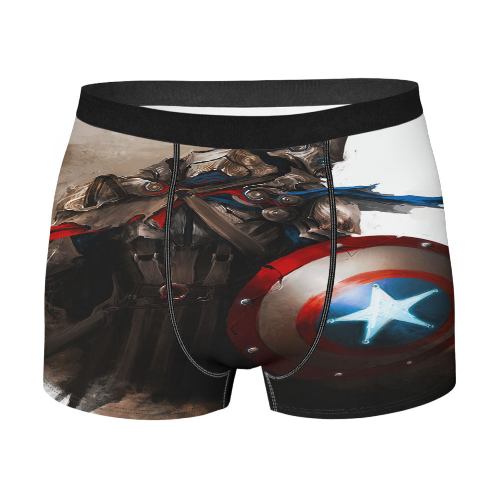 Medieval Captain America Men'S Boxer Briefs