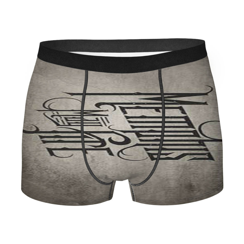 Memphis May Fire Distressed Logo Men'S Boxer Briefs