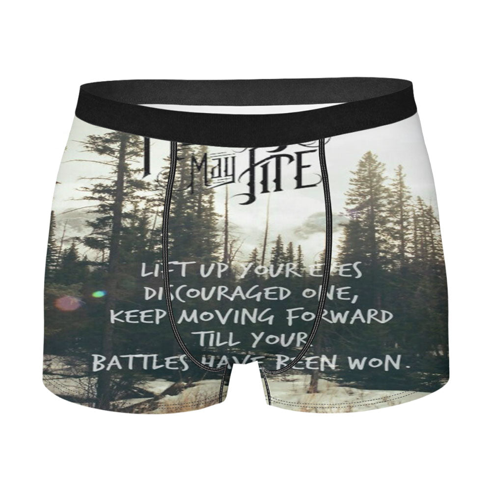 Memphis May Fire Forest Greenn White Men'S Boxer Briefs