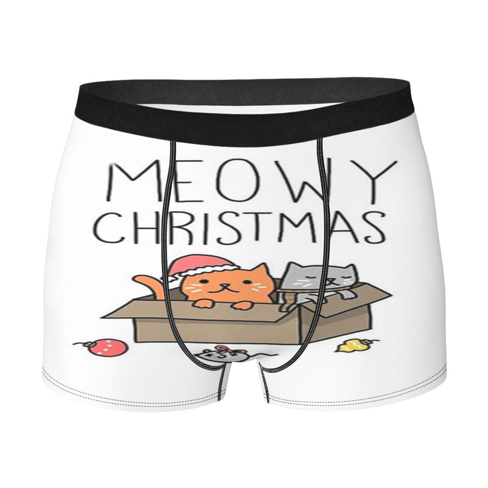 Meowy Christmas Men'S Boxer Briefs