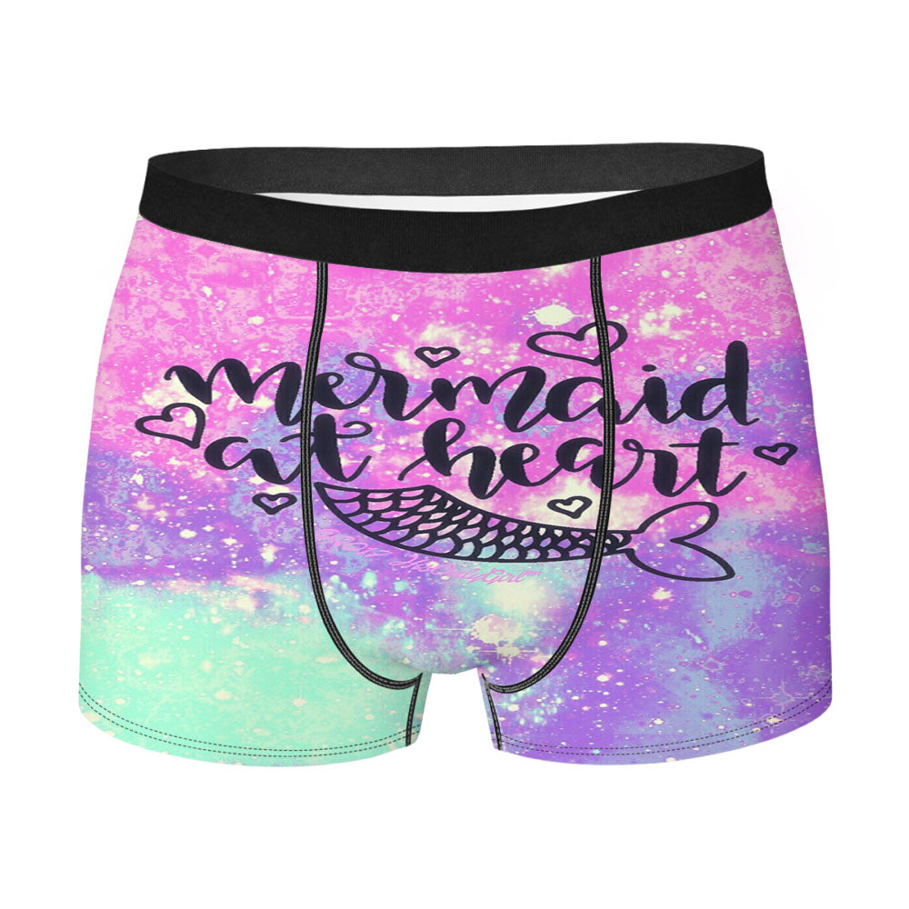 Mermaid At Heart Men'S Boxer Briefs