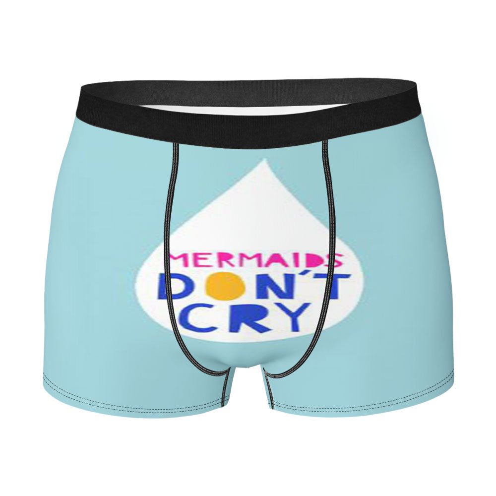 Mermaids Dont Cry Men'S Boxer Briefs