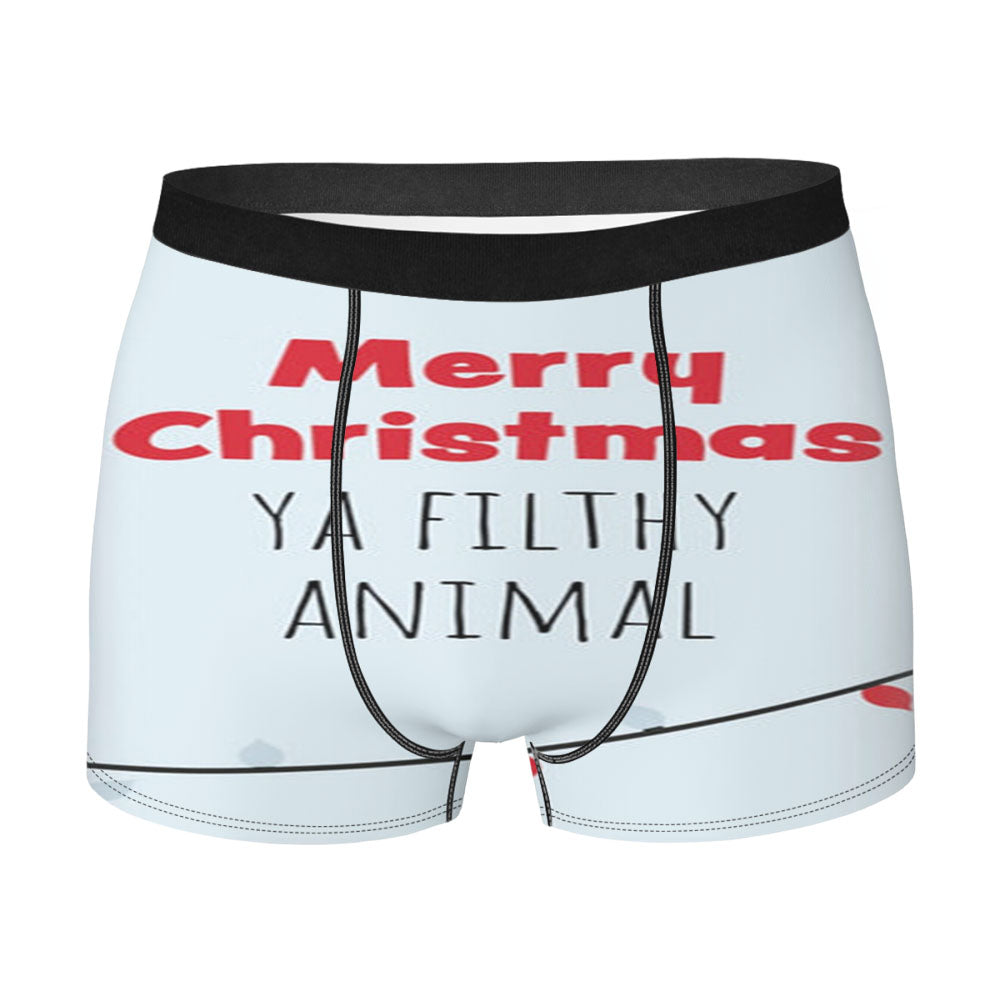 Merry Christmas Ya Filthy Animal Men'S Boxer Briefs