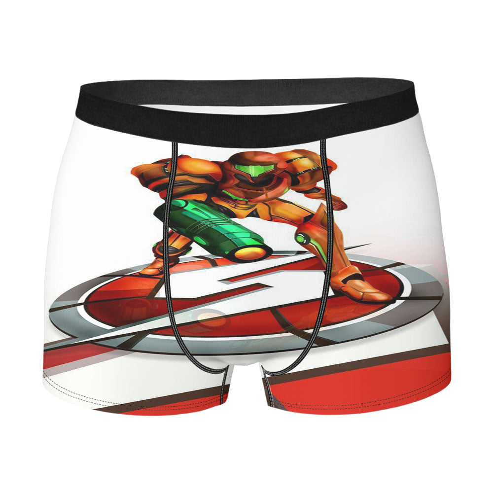 Metroid Prime Nintendo Retro Games Men'S Boxer Briefs