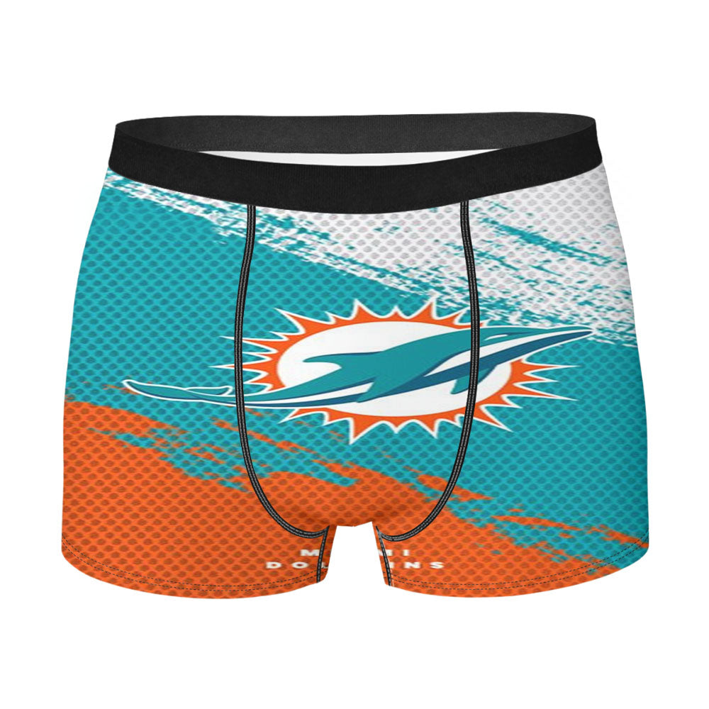 Miami Dolphins 9Th Men'S Boxer Briefs