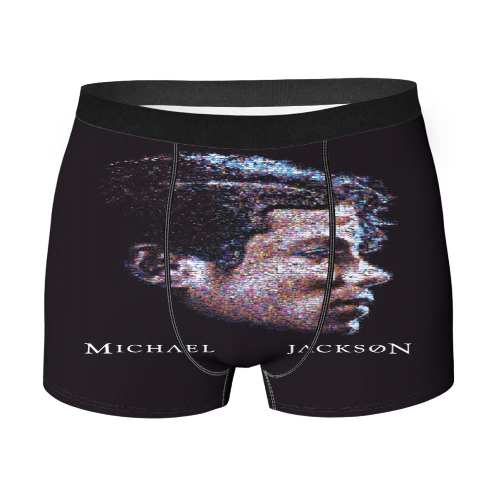 Michael Jackson Abstract Face Men'S Boxer Briefs