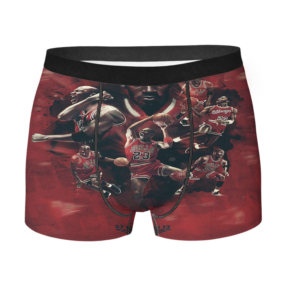 Michael Jordon Red Men'S Boxer Briefs