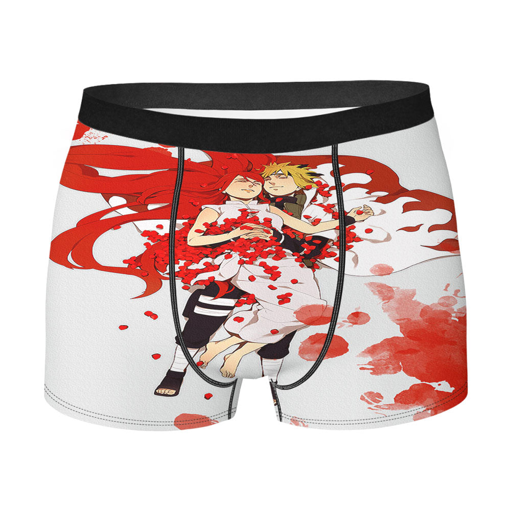 Minato Namikaze Yondaime And Uzumaki Kushina Men'S Boxer Briefs