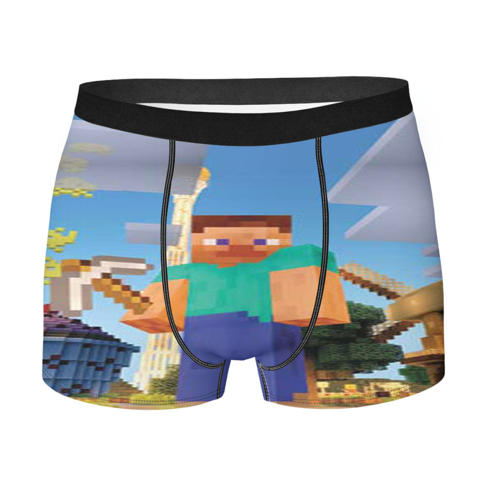 Minecraft Construction Men'S Boxer Briefs