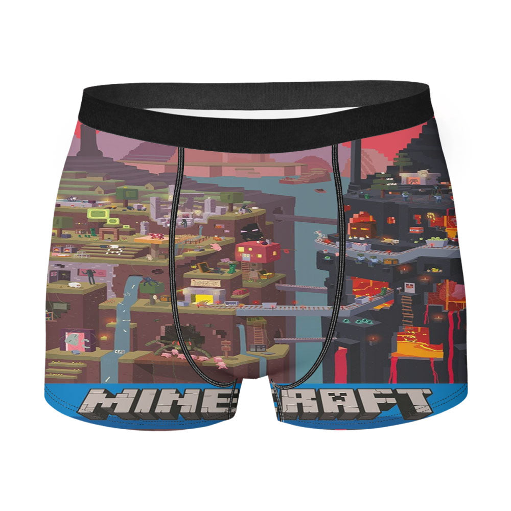 Minecraft Creative Men'S Boxer Briefs