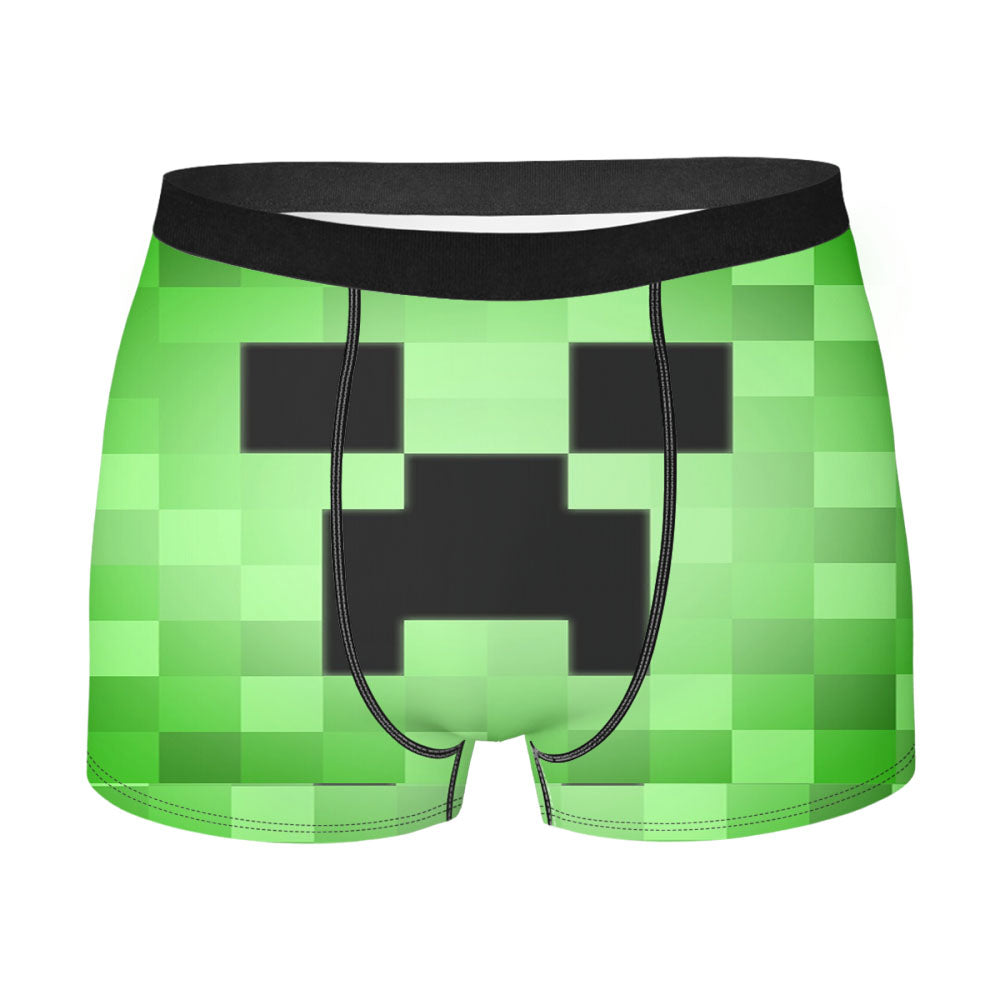 Minecraft Creeper Men'S Boxer Briefs