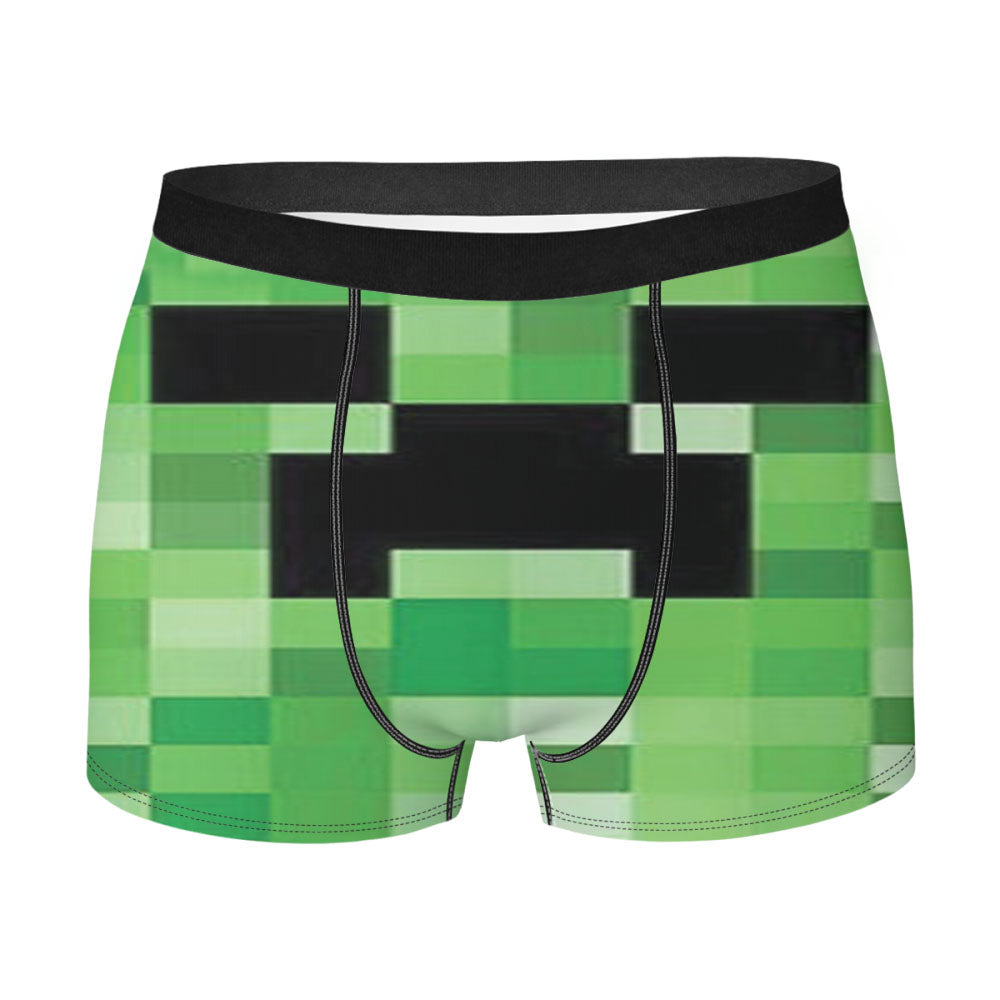 Minecraft Creeper Video Game Men'S Boxer Briefs
