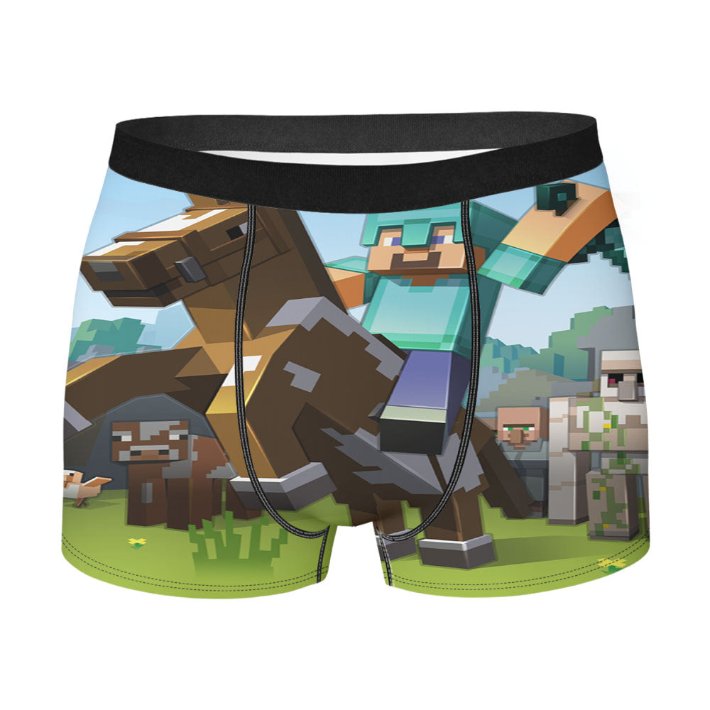 Minecraft Diamond Warrior Men'S Boxer Briefs